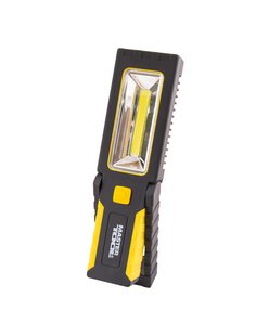 Ліхтар магнітний з підвісом MASTERTOOL 220х54х28 мм 4xLED+COB LED 3xAAA ABS 94-0808