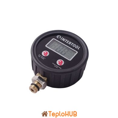 Цифровой манометр, 10 Атм INTERTOOL PT-0501