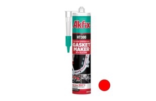 Силикон термостойкий RTV AKFIX HT300 280 мл/345 г красный SA075-R