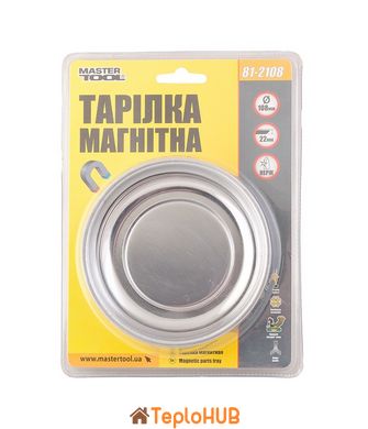 Тарілка магнітна MASTERTOOL 108 мм 81-2108