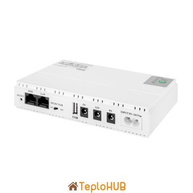 Джерело безперебійного живлення для роутера GreenVision GV-008-UPS-DC1018W White (LP20049)