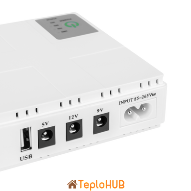 Источник бесперебойного питания для роутера GreenVision GV-008-UPS-DC1018W White (LP20049)