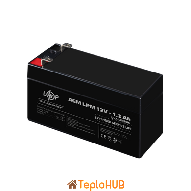 Акумулятор AGM Logic Power LPM 12V - 1.3 Ah (LP4131)