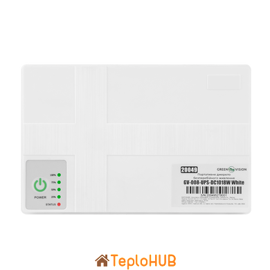 Джерело безперебійного живлення для роутера GreenVision GV-008-UPS-DC1018W White (LP20049)