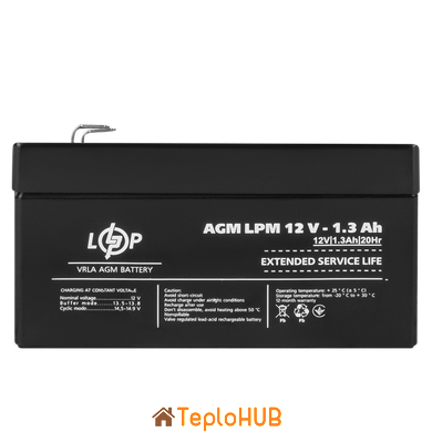 Акумулятор AGM Logic Power LPM 12V - 1.3 Ah (LP4131)