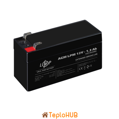 Акумулятор AGM Logic Power LPM 12V - 1.3 Ah (LP4131)