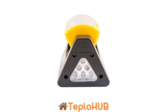 Фонарь магнитный с регулировкой наклона бокового света MASTERTOOL 125х52х52 мм 6xLED+COB LED 4xAAA 94-0809