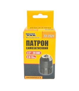 Патрон для дриля самозатискний MASTERTOOL 1/2"-20 2.0-13 мм 73-2521