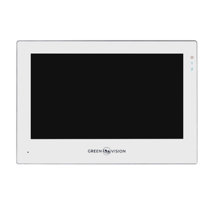 Кольоровий Wi-Fi AHD відеодомофон GreenVision GV-059-AHD-M-VD7SD White (LP19757)