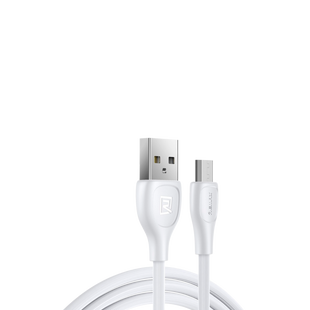 Кабель Remax Lesu Pro USB 2.0 to microUSB 2.1A 1M Белый (RC-160m-w)