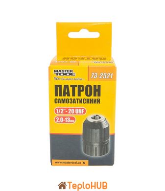 Патрон для дриля самозатискний MASTERTOOL 1/2"-20 2.0-13 мм 73-2521