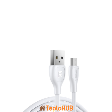 Кабель Remax Lesu Pro USB 2.0 to microUSB 2.1A 1M Белый (RC-160m-w)