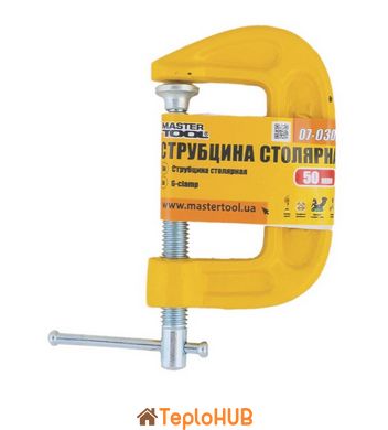 Струбцина столярна MASTERTOOL G-Type 50 мм 07-0305