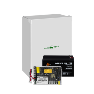 Блок бесперебойного питания в боксе с АКБ GreenVision GV-007-UPS-A-1203-8A-7Ah (LP29629)