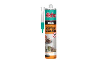 Герметик акриловий AKFIX AC605 310 мл білий AA002