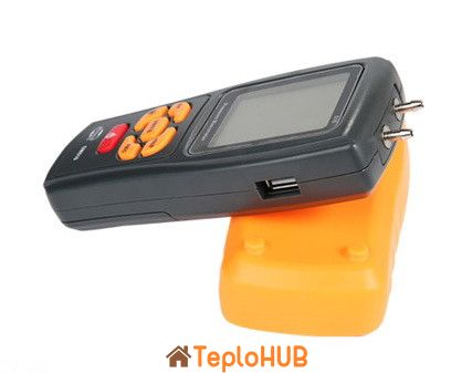 Мікроманометр диференціального тиску USB, ±10 кПа BENETECH GM510