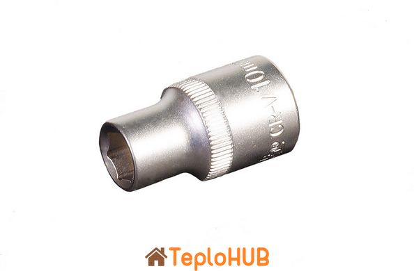 Насадка торцева 6-гранна MASTERTOOL 1/2" 10 мм CRV 78-0010