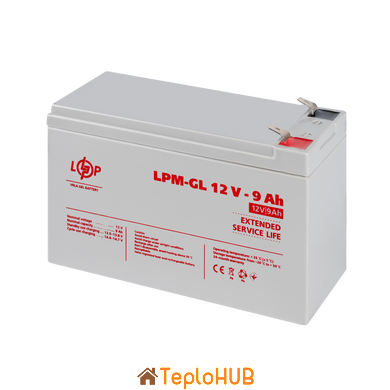 Акумулятор гелевий LogicPower LPM-GL 12V - 9 Ah (LP6563)