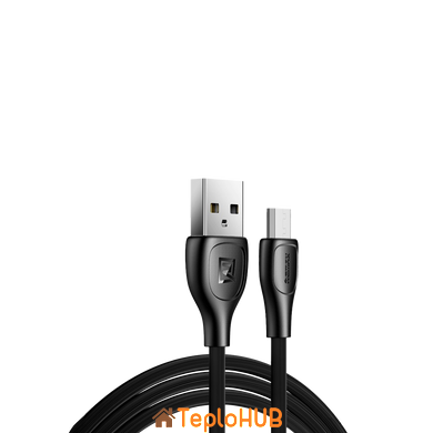 Кабель Remax Lesu Pro USB 2.0 to microUSB 2.1A 1M Черный (RC-160m-b)