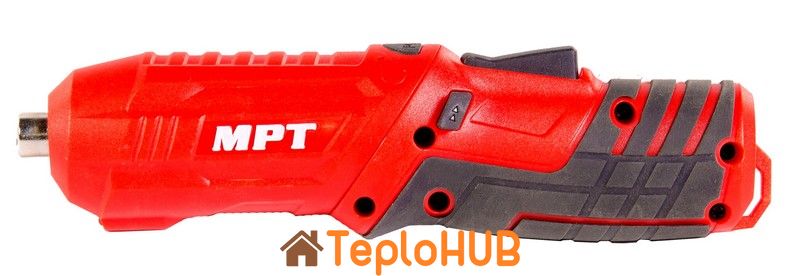 Викрутка акумуляторна поворотна MPT 4 В Li-ion 1.5 Аг 250 об/хв 3.5 Нм реверс USB кейс аксесуари 47 шт MCSD4006.3