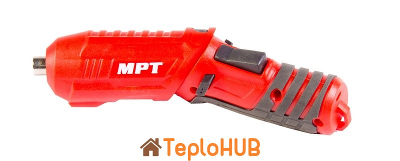 Викрутка акумуляторна поворотна MPT 4 В Li-ion 1.5 Аг 250 об/хв 3.5 Нм реверс USB кейс аксесуари 47 шт MCSD4006.3