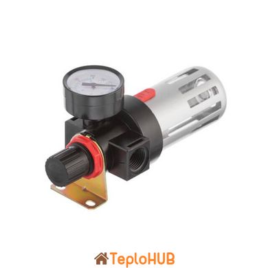 Фільтр для очищення повітря + редуктор у металі 1/2" INTERTOOL PT-1410