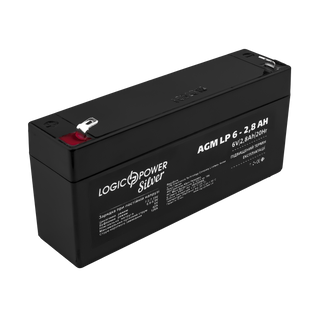 Аккумулятор AGM LogicPower P 6V - 2.8 Ah Silver (LP7242)