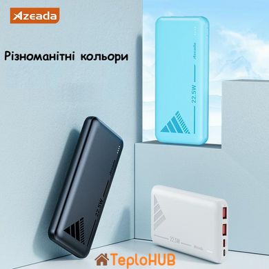 Універсальна мобільна батарея (павербанк) Proda AZEADA Chuangnon AZ-P06 10000 mAh 22.5W fast charging, чорний