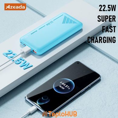 Універсальна мобільна батарея (павербанк) Proda AZEADA Chuangnon AZ-P06 10000 mAh 22.5W fast charging, чорний