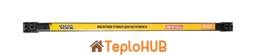 Тримач магнітний для інструменту MASTERTOOL 12 кг 605х23х12.5 мм 81-2141