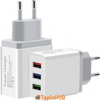 Сетевое зарядное устройство XoKo WC-310 3A USB White