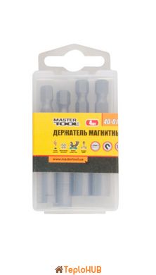 Держатель магнитный для насадок MASTERTOOL 1/4" 60 мм набор 4 шт 40-0180