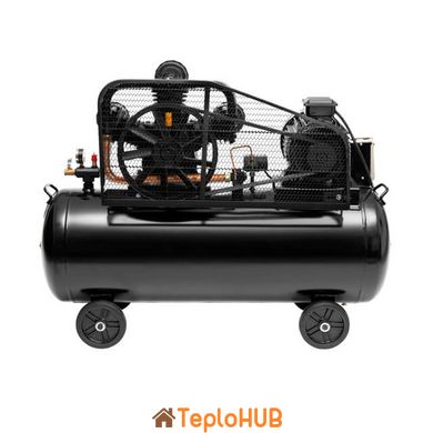 Компресор 200 л, 7,5 кВт, 380 В, 10 aтм, 1050 л/хв., 3 циліндри INTERTOOL PT-0040