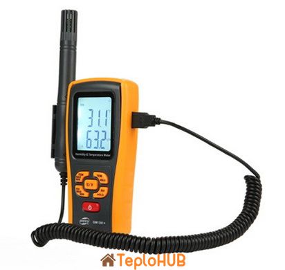 Термогігрометр Bluetooth 0-100%, -10-50 °C BENETECH GM1361X