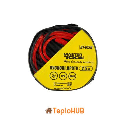 Дроти пускові MASTERTOOL 300 А 2.5 м 81-0129