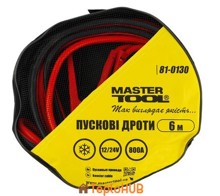 Провода пусковые MASTERTOOL 800 А 6 м 81-0130