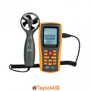 Анемометр-термометр USB 0,3-45 м/с, 0-45 °C BENETECH GM8902