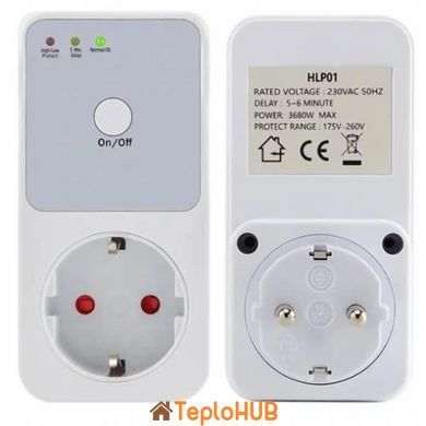 Автоматичне реле напруги HLP01 175-260В 3680 Вт Dongguan (HLP01)