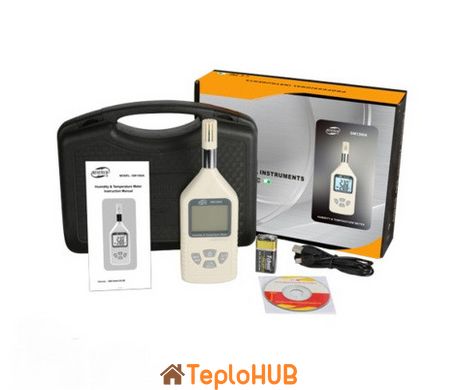 Термогігрометр USB 0-100%, -30-80 °C BENETECH GM1360A