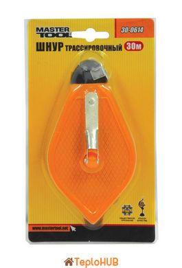 Шнур трассировочный MASTERTOOL 30 м 30-0614