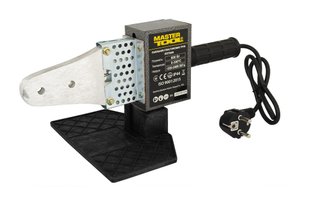 Паяльник для пластиковых труб MASTERTOOL 20-32 мм 800 Вт/220 V/50 Hz 0-300°С IP44 LED-индикация пластиковый кейс ППТ800