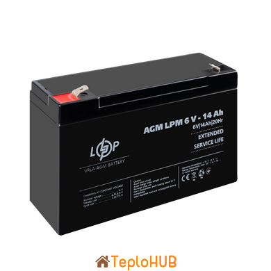 Аккумулятор AGM Logic Power LPM 6V - 14 Ah (LP4160)