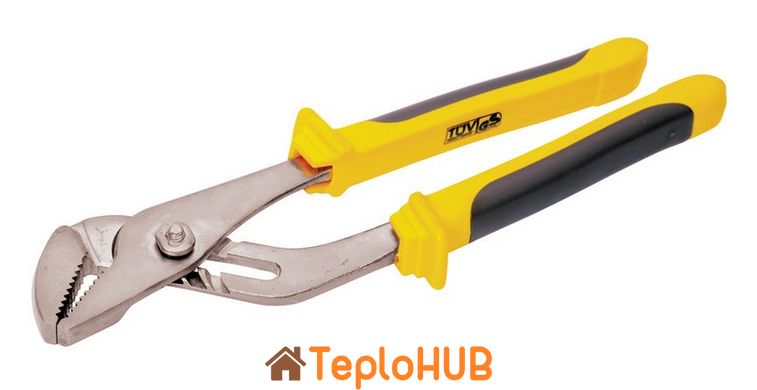 Щипці трубні MASTERTOOL 200 мм C55/HRC 45~50 23-4200