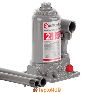 Домкрат "стовпчик" 2-штоковий 2 т INTERTOOL GT0031