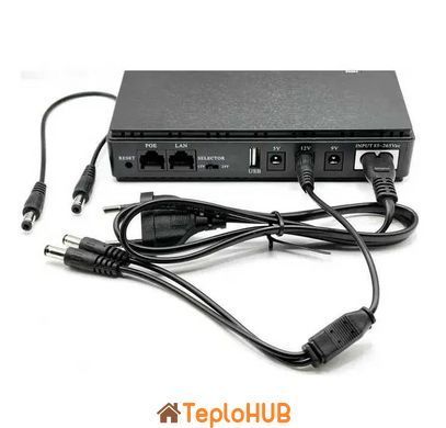 ДБЖ miniUPS для роутера XoKo DC1018P 18W 10400mAh чорний (XK-DC1018P-BK)