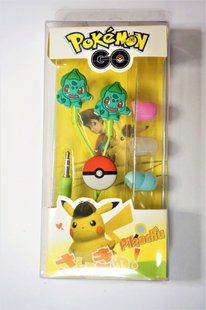 Наушники Optima Mp3 Pokemon Go "Bulbasaur" Green 3,5 мм