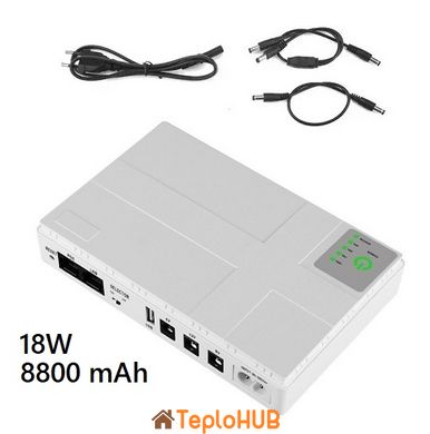 Источник бесперебойного питания для роутера ХоКо DC1018P DC UPS 18W 8800 mAh белый