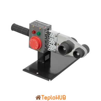 Паяльник для пластикових труб, 850 Вт, 0-300°C, насадки 20, 25, 32, 40, 50, 63 мм, металевий кейс INTERTOOL RT-2111