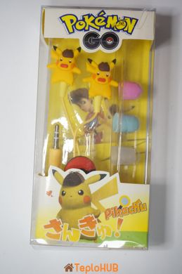 Навушники Optima Mp3 Pokemon Go "Pikachu Surprised with Pokeball" Yellow 3,5 мм