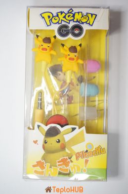 Навушники Optima Mp3 Pokemon Go "Pikachu Surprised with Pokeball" Yellow 3,5 мм